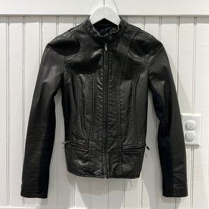 Fake leather Express jacket